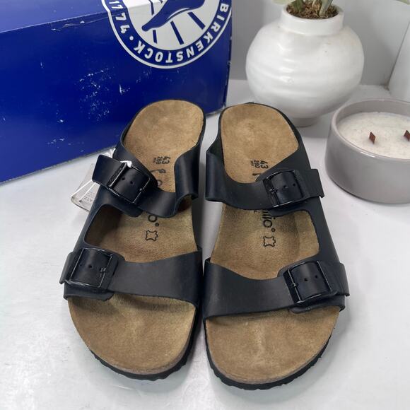 Papillio Birkenstock Emina Leather Wedge Sandal Narrow Fit Women 12/Men 10 NWB - Picture 6 of 10